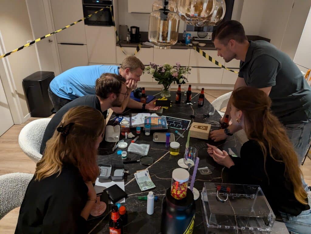Escape room Voorhovens vennootschap voor thuis