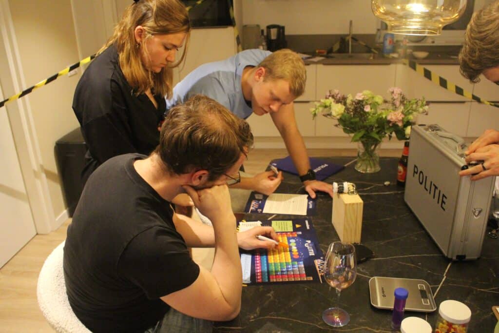 escape room met vriendengroep