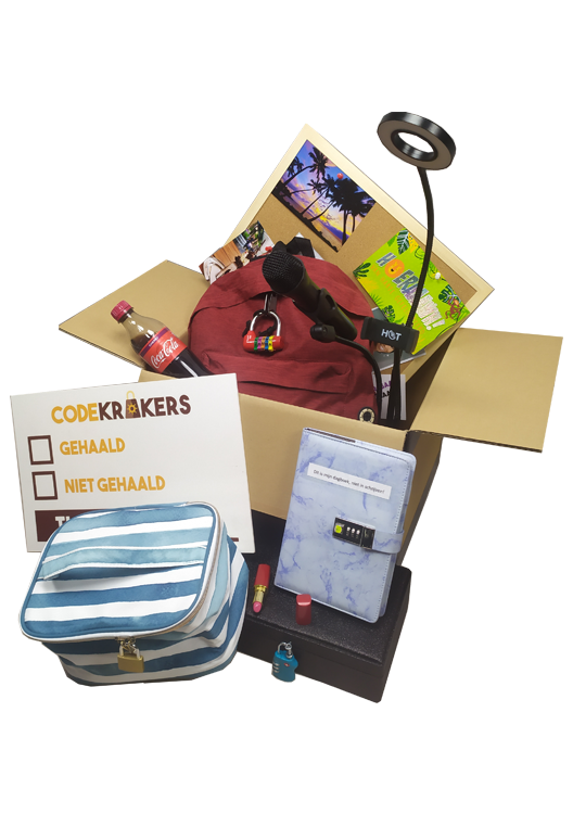 Escape room voor thuis het vlogmysterie escape box voor kinderfeestjes