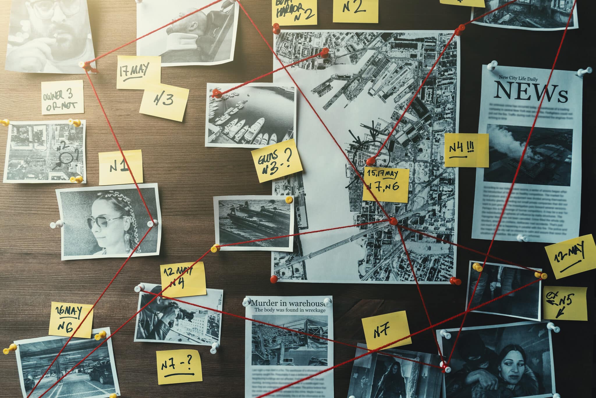Escape room detective Detective spel thuis