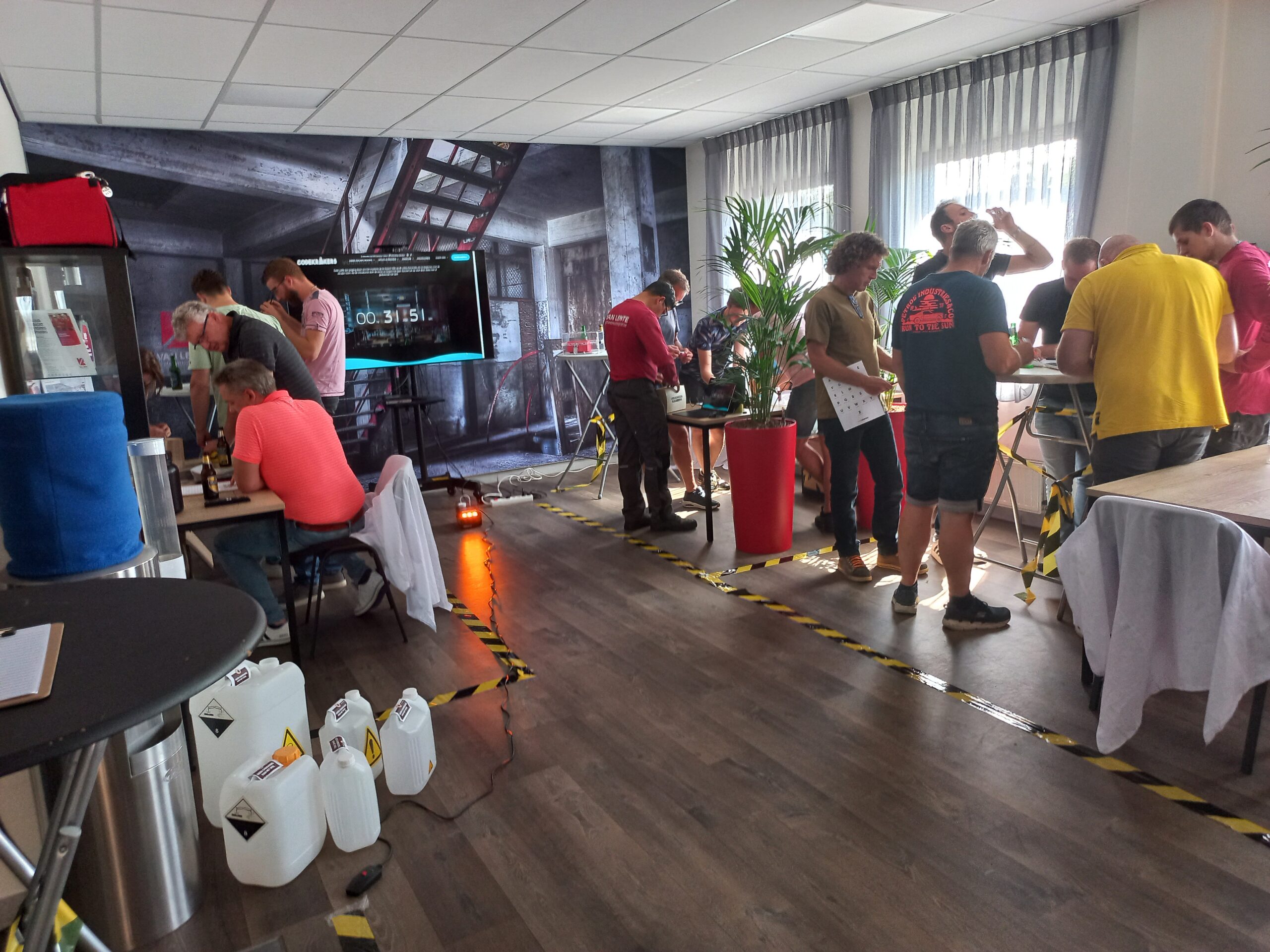 Escape rooms grote groepen bedrijfsfeest