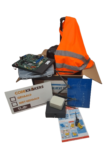 Escape room Vlucht 523 Thuis of in de klas met kinderen van 9 t/m 12 jaar