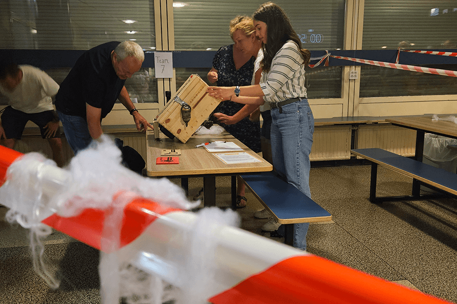 Spelers escape room Brandgeheim