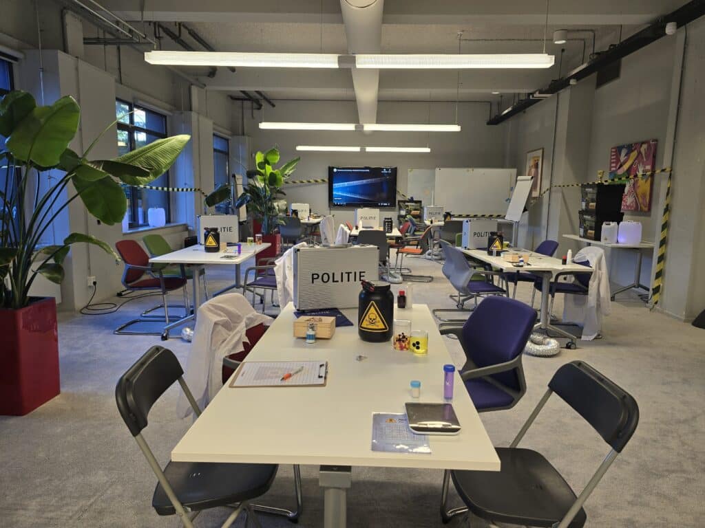 Escape room grote groep op werk