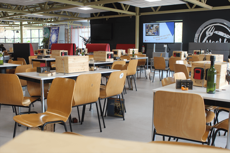 speelruimte escape room voor grotegroep