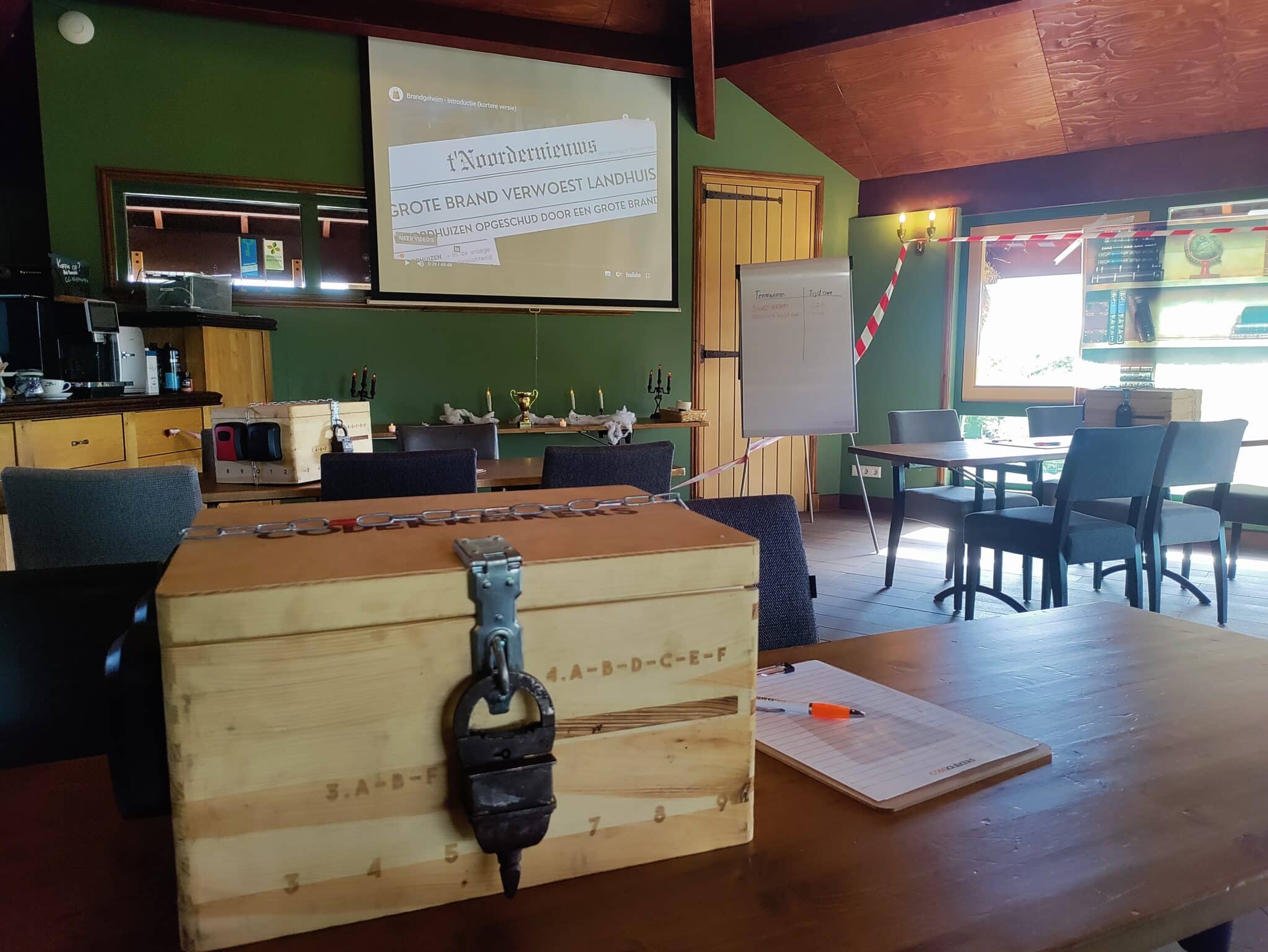 Speelruimte op locatie Brandgeheim