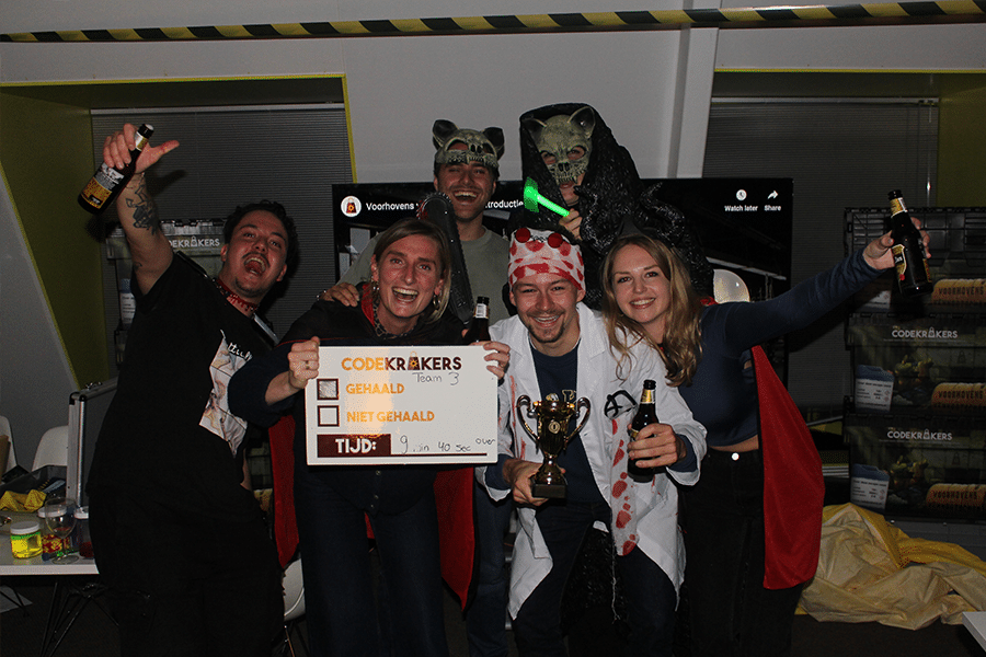 Winnaars van de escape room