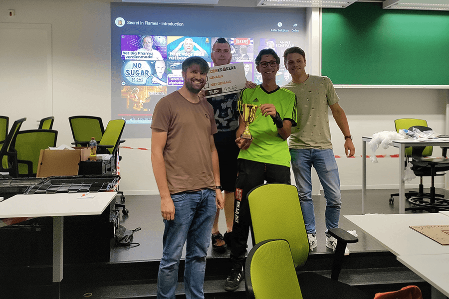 Winnende team escape rooms