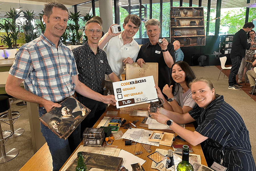 Spelers escape room evenement