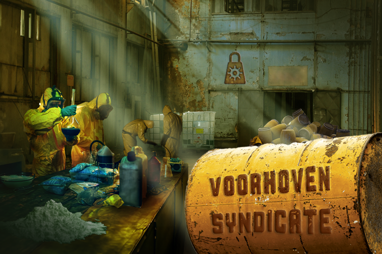 Logo Voorhovens Syndicate escape room at home